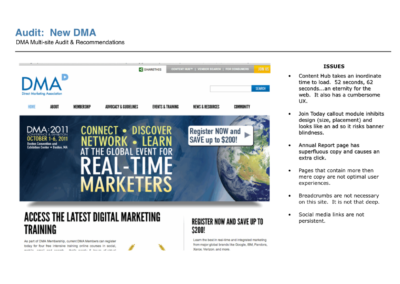 Marketing Association Digital Overhaul