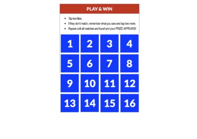 Game With Coupon Prize